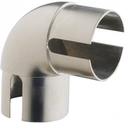 Rothley 90 Elbow in Brushed Nickel for Hand Rail System